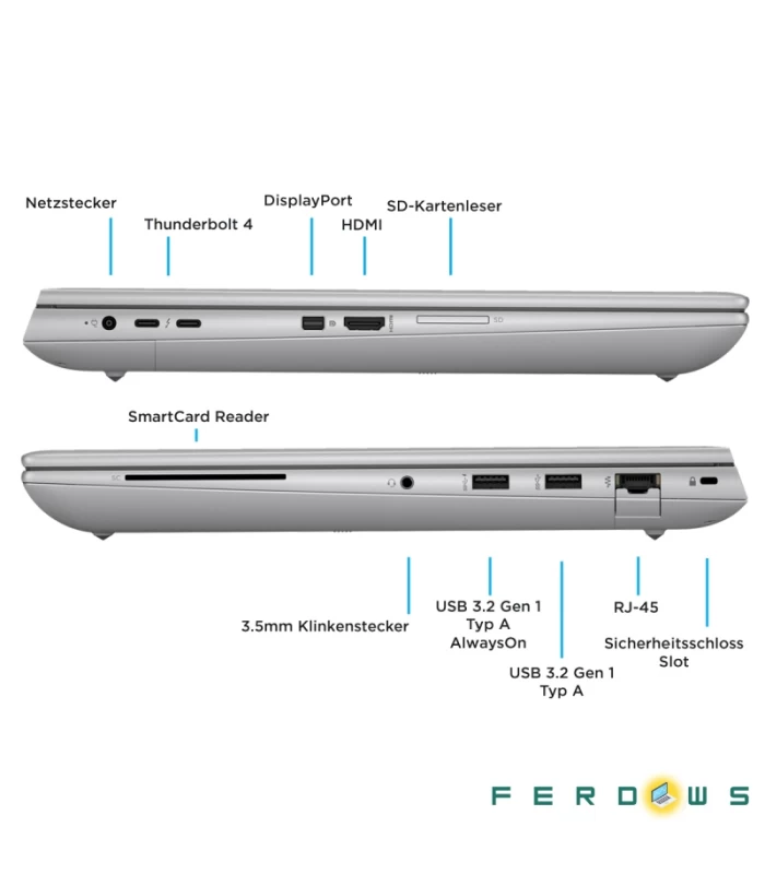 لپتاپ مهندسی HP ZBook Fury 16 G10